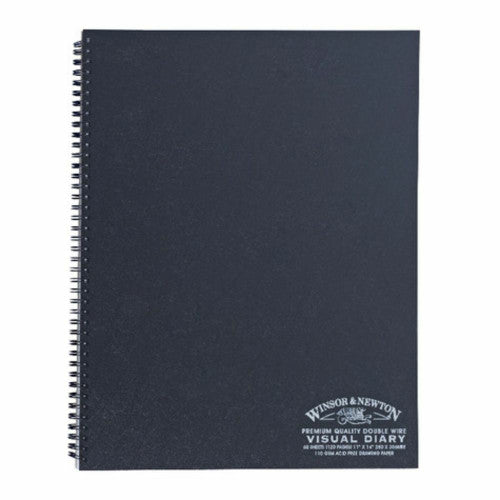 WINSOR & NEWTON VISUAL DIARIES WIRE BOUND 11 INCH X 14 INCH - EACH.  ***LAST ONE***