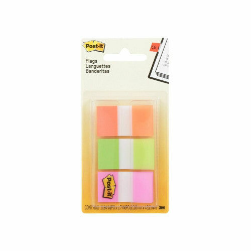 Post-it Flags Orange Lime Pink 25 x 43mm 680-OLP
