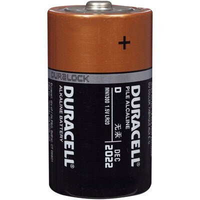 Duracell MN1300 Coppertop Alkaline D Batteries 1.5V Box of 12