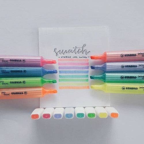 Stabilo Swing Cool Highlighter Box of 10 Pink
