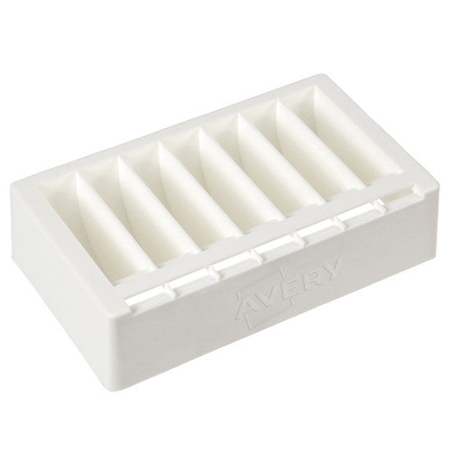Avery Plastic Dispenser Only for 24mm Day Labels White