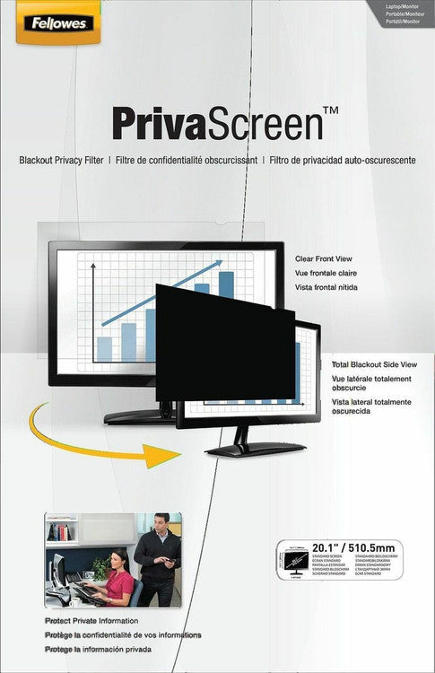 Fellowes Privascreen Privacy Filter 20.1 Inch Widescreen 16:10