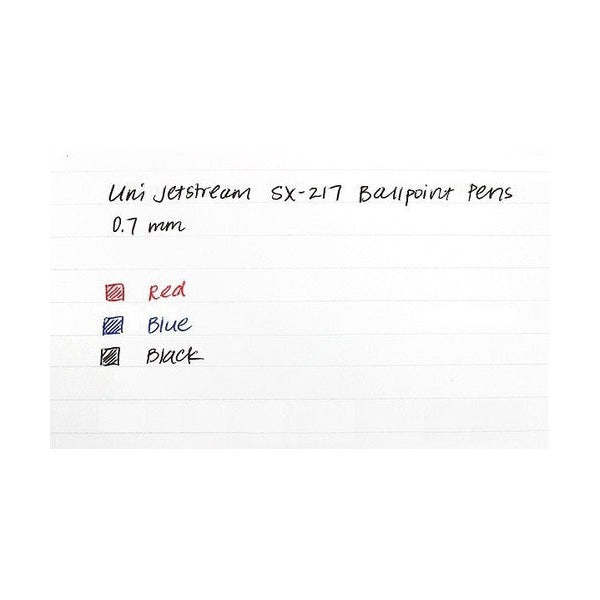 Uni Jetstream SX-217 Rollerball Pen 0.7mm Black Box of 12