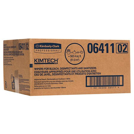 Kimtech Wettask Meltblown Sanitising Wipes Bucket White 90 Sheets Carton of 6