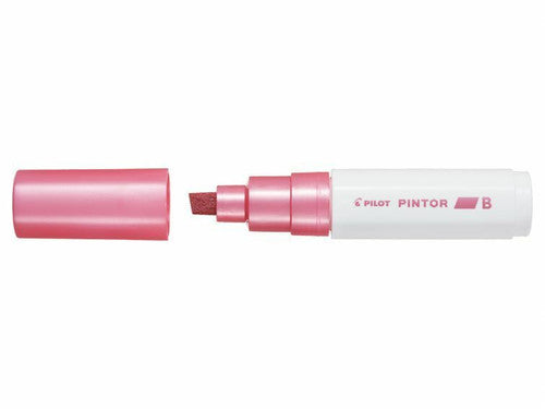 Pilot Pintor Paint Marker Broad Chisel Tip Metallic Pink