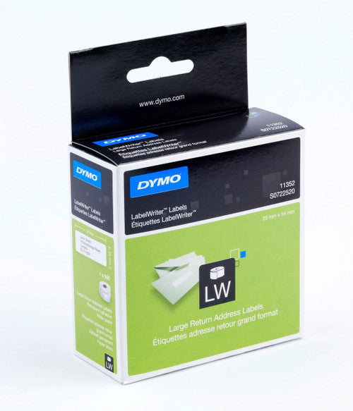 Dymo LabelWriter Return Address Labels 25 x 54mm