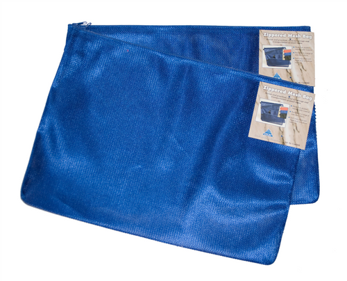 Colby C-642A3 Mesh Bag A3 Nylon Zippered Blue