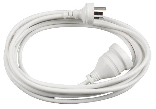 Italplast Power Extension Lead 5 Metre 240V 10A White