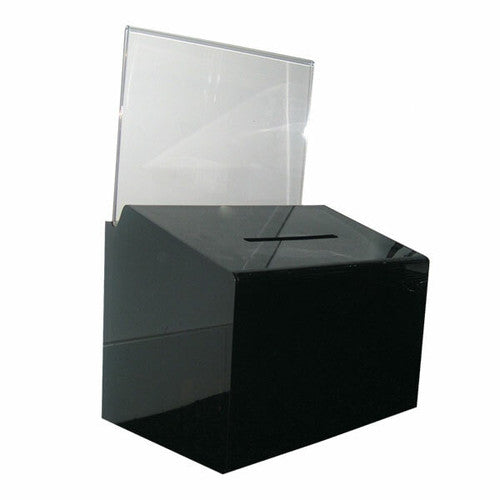 Deflecto Smoke Ballot Box A5 Landscape
