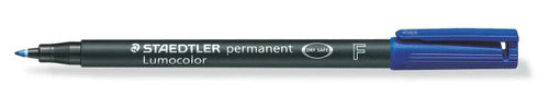 Staedtler Lumocolor Permanent Pen Fine Blue Box 10 318-3
