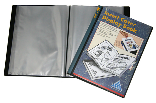 Colby 245A Display Book with Insert A4 40 Pocket Black