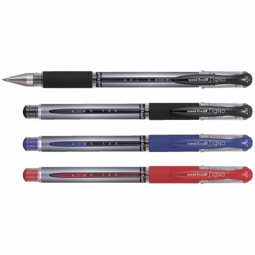 Uni-Ball Signo Gel Grip Rollerball Pen 0.7mm Black Box of 12