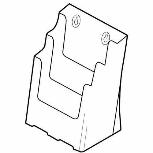 Deflecto 3 Pocket 3 Tier Brochure Holder A4