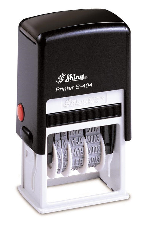 Staedtler Shiny Self-Inking Date Stamp with Message Approved 9S404