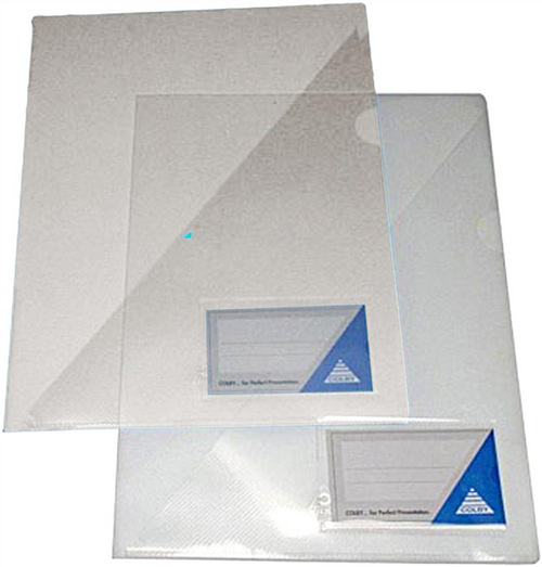Colby 157A Submission File A4 50 Sheet Polypropylene Clear Pack of 5