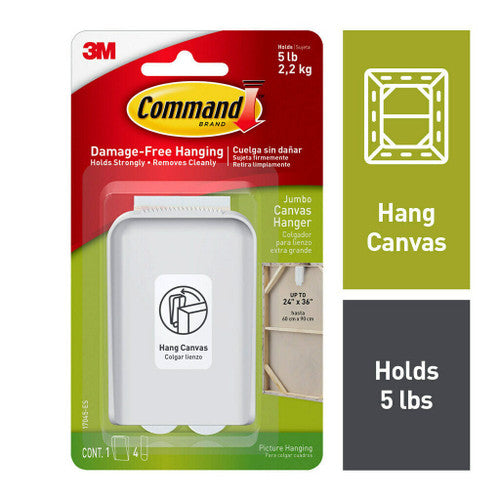 Command Jumbo Canvas Picture Hanger White (2.2kg)