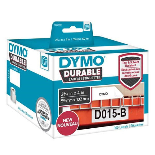 Dymo Durable Shipping Labels 59 x 102mm Roll 300