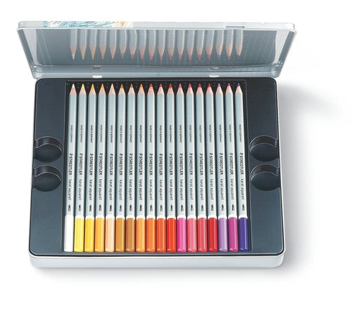 Staedtler 125 M36 Karat Aquarell 125 Watercolour Pencil Assorted Tin 36