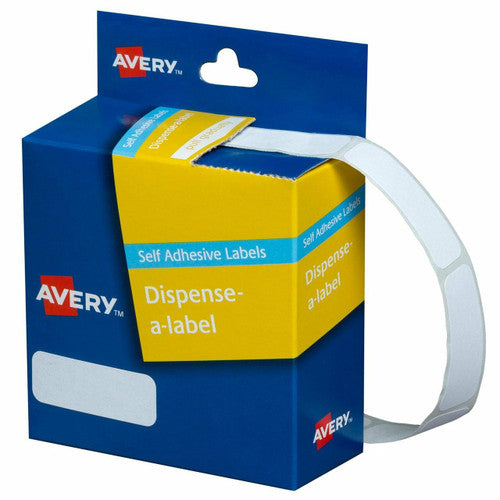 Avery White Dispenser Labels Rectangle 36 x 13mm 700 Pack