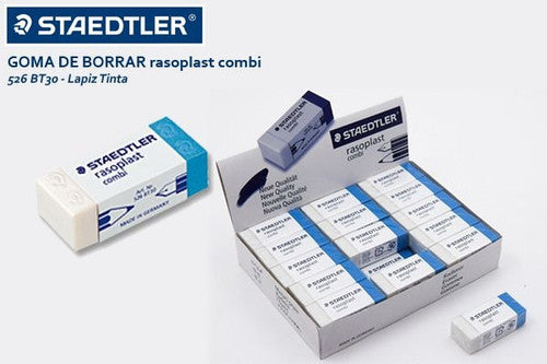 Staedtler Rasoplast Combi Eraser Medium 43 x 19 x 13mm 526 BT30