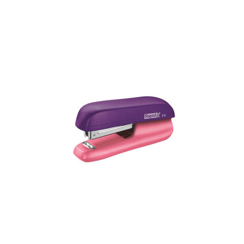 Rapid F5 Mini Stapler Purple Pink