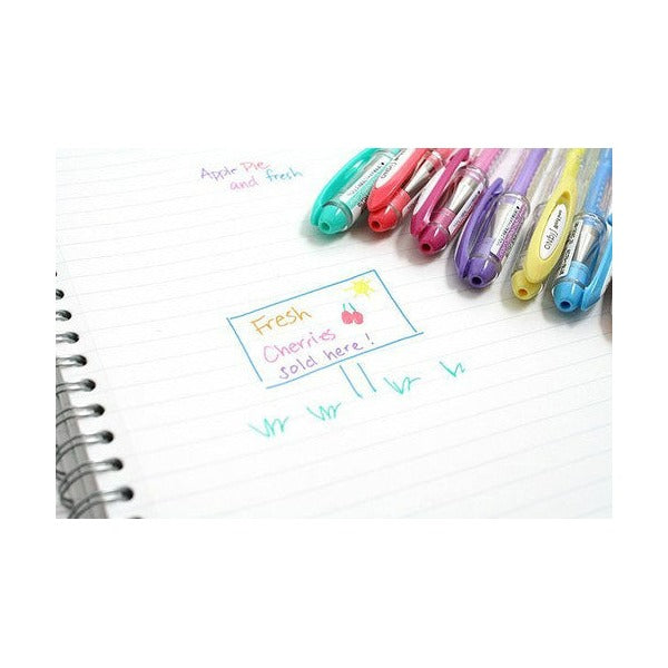 Uni Signo Angelic Colours Gel Ink Pen 0.7mm Yellow Box of 12