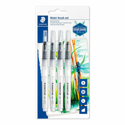 Staedtler 949-SBK4-C Water Fillable Brush Card