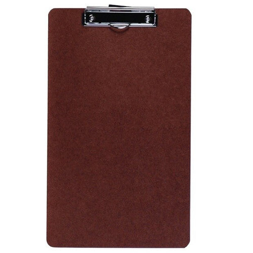 Esselte 60851 Masonite Clipboard Foolscap Wire Clip Silver