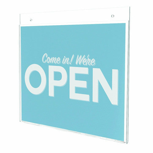 Deflecto Wall Mount Sign Holder A4 Landscape