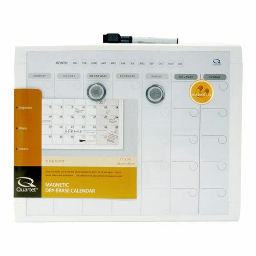 Quartet Basics Calendar Board 280 x 360mm Grey