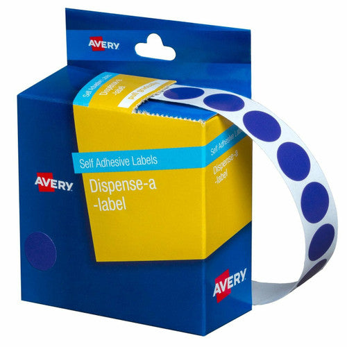 Avery Purple Dispenser Labels Circle 14mm 1050 Pack