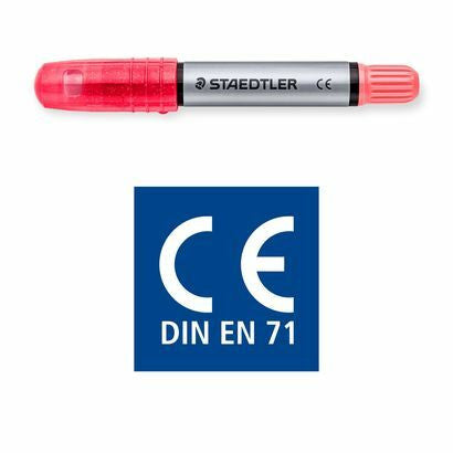 Staedtler Noris Club Gel Twister Crayons Box of 6 Assorted Glitter Colours 2390M C6 (EOL)
