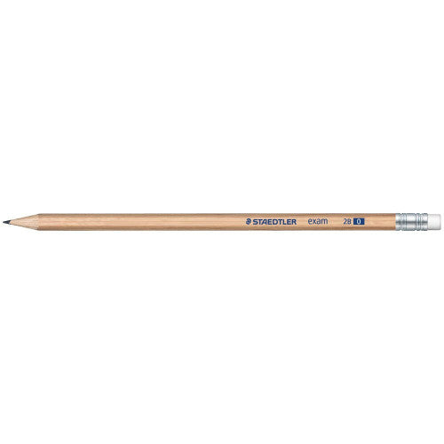 Staedtler Exam Eraser Tip Graphite Pencil 2B Box of 12 132N-0