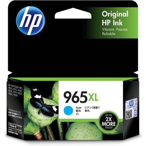 HP 965XL High Yield Original Ink Cartridge Cyan 1600 Pages