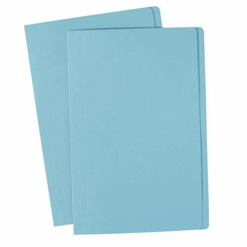 Avery Coloured Manilla Folder File Foolscap Box 100 Light Blue