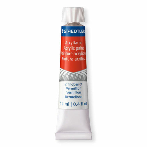 Staedtler 8500 C12 Acrylic Paint Box of 12 Assorted Colours