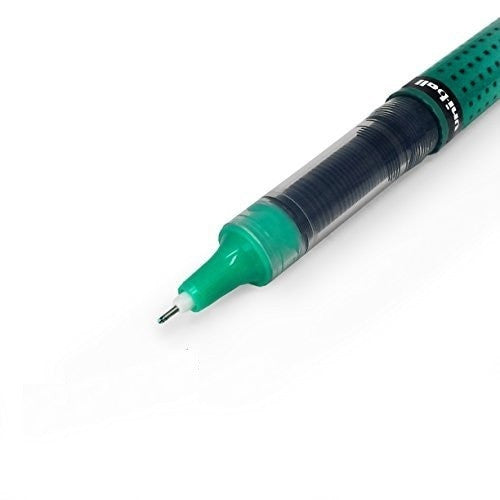 Uni-Ball Eye Needle UB-185S Liquid Ink Pen 0.5mm Green Box of 12