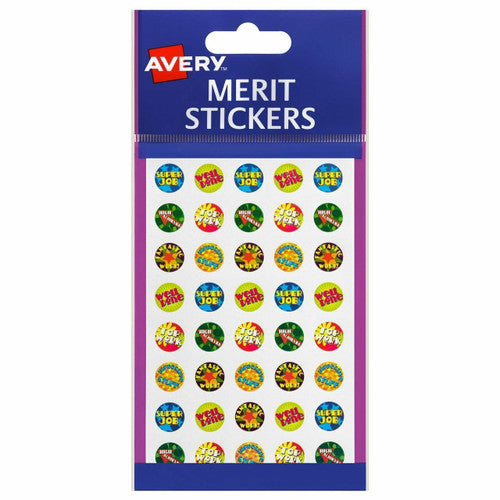 Avery Merit Sticker Mini Bright 800 Pack