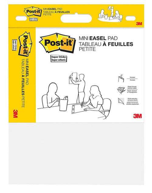 Post-it Mini Easel Pad White 381 x 457mm 20 Sheets 577SS
