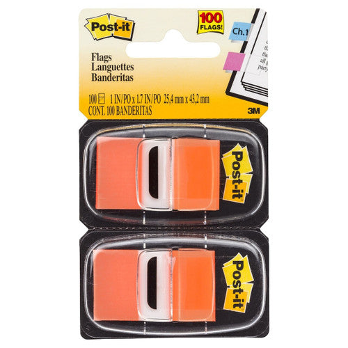 Post-it Flags Orange 25 x 43mm Twin Pack 680-OE2