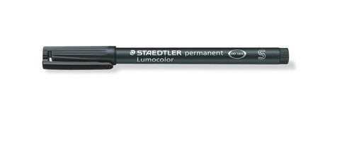 Staedtler Lumocolor Permanent Pen Superfine Black Box of 10 313-9