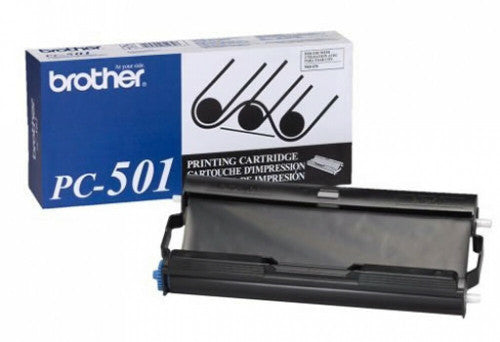 Brother Original Fax Toner Cartridge with Roll PC501 150 Pages