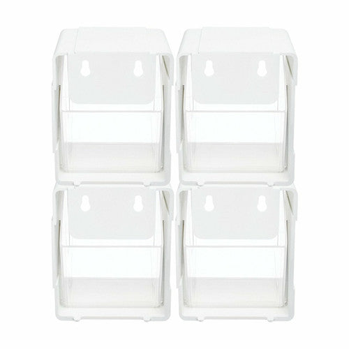 Deflecto Interlocking Tilt Bin Next Gen Pack of 4