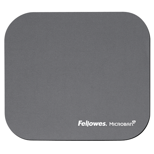 Fellowes Mouse Pad Silver Microban