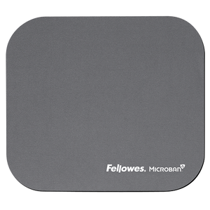 Fellowes Mouse Pad Silver Microban