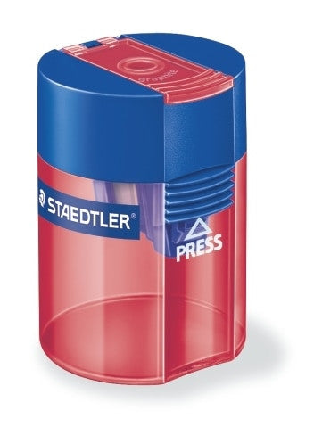 Staedtler Single Hole Tub Sharpener with Plastic Insert for Standard Pencils 511 006
