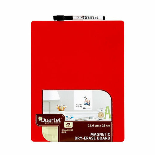 Quartet Magnetic Tile Whiteboard 216 x 280mm Red