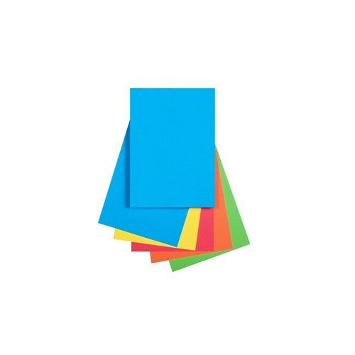 Quill Coloured Paper 80gsm A5 Bright Assorted Pack of 250