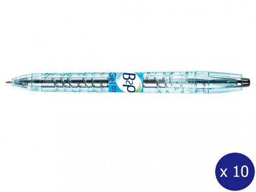 Pilot BegreeN B2P Retractable Rollerball Gel Pen Fine Black Box of 10