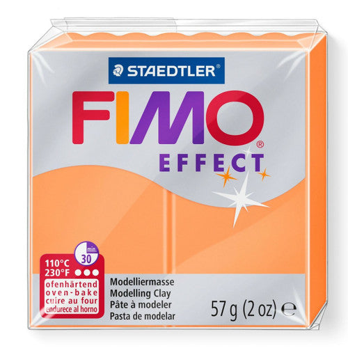 Fimo Effect Standard Block 57g Neon Orange